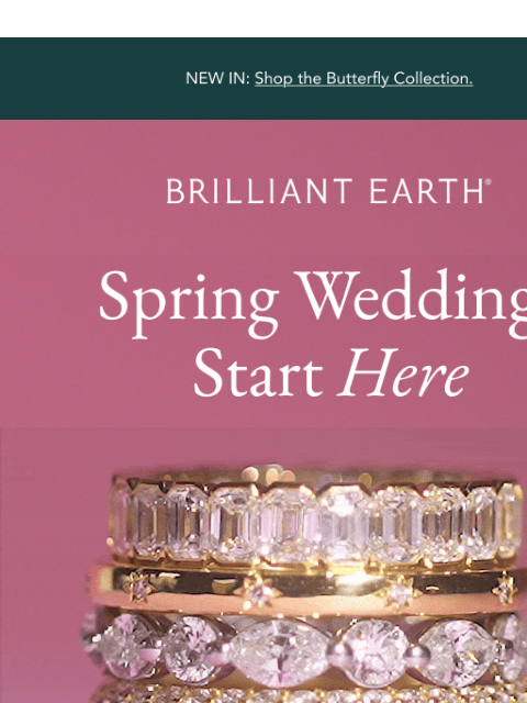 brilliantearth newsletter: Spring’s most loved wedding bands