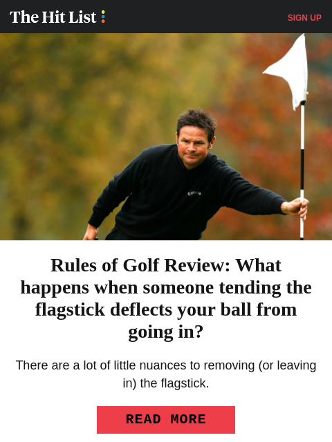 golfdigest newsletter: Tour pro 'unintentionally' cheats at Monday qualif...