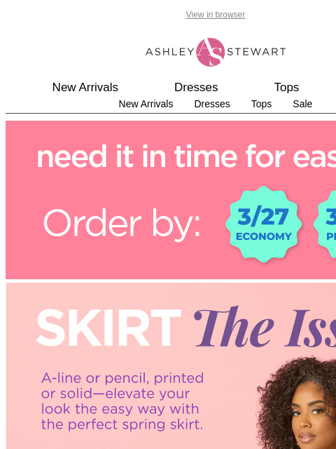 ashleystewart newsletter: The easiest way to elevate your everyday look? Sta...