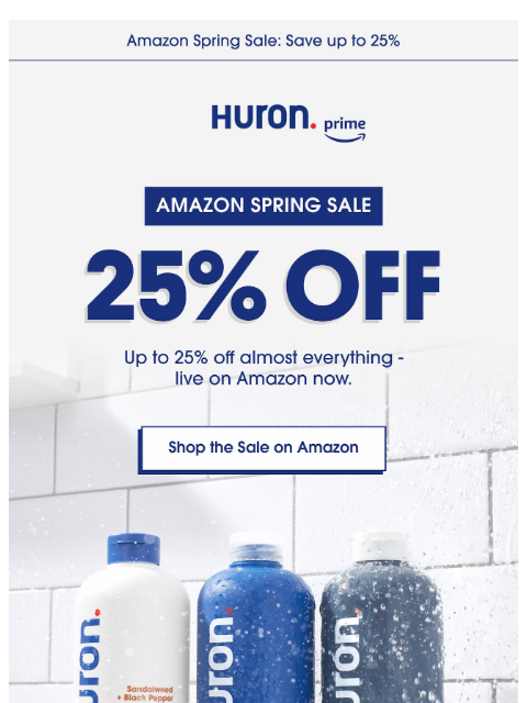 usehuron newsletter: Amazon Spring Sale is live.