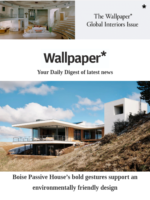 A passive house in Idaho, Samsung X Marimekko phone accessories, and John Pawson's minimalist Dinesen furniture ‌ ‌ ‌ ‌ ‌ ‌ ‌ ‌ ‌ ‌ ‌ ‌ ‌ Wallpaper* Your Daily Digest of latest news modernist house