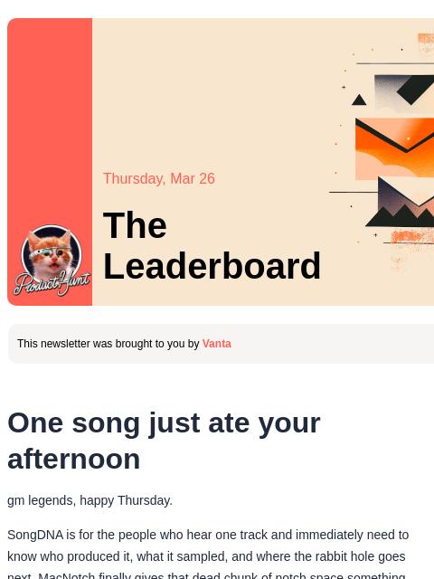 producthunt newsletter: 😸 Product Hunt but weird