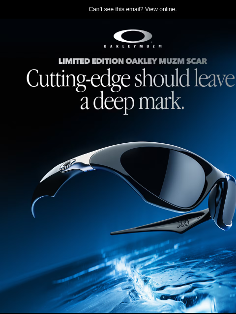 oakley newsletter: Limited Edition Oakley MUZM Scar