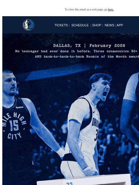 mavsmail newsletter: 1 Game Left for Coop Bobble Pack: Rookie Edition!