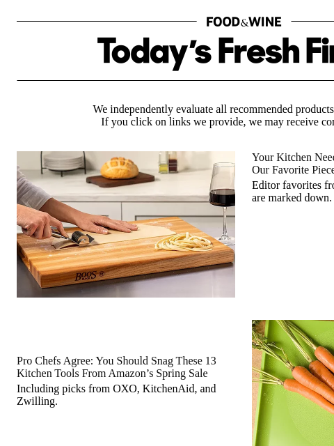 foodandwine newsletter: Save Over $100 on Le Creuset at Amazon's Spring Sa...