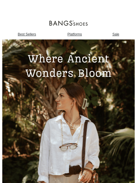 bangsshoes newsletter: Something ancient is about to bloom… 🦴🌼