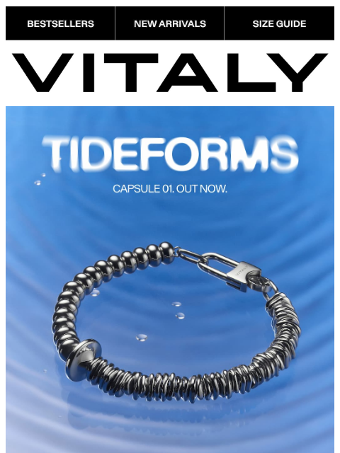vitalydesign newsletter: JUST DROPPED: TIDEFORMS