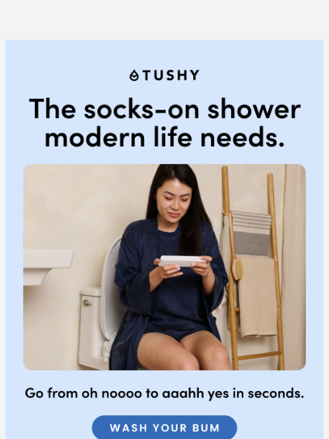 hellotushy newsletter: Stop pretending friction = hygiene