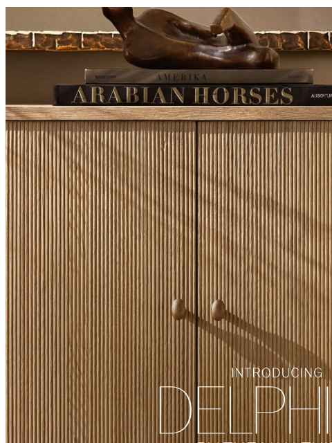 rh newsletter: Discover the Delphine Collection. Handcrafted in A...