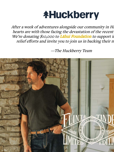 huckberry newsletter: Introducing: American Deadstock Reserve