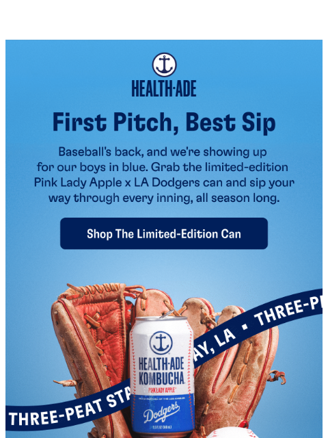 health-ade newsletter: The Boys in Blue are back! 💙