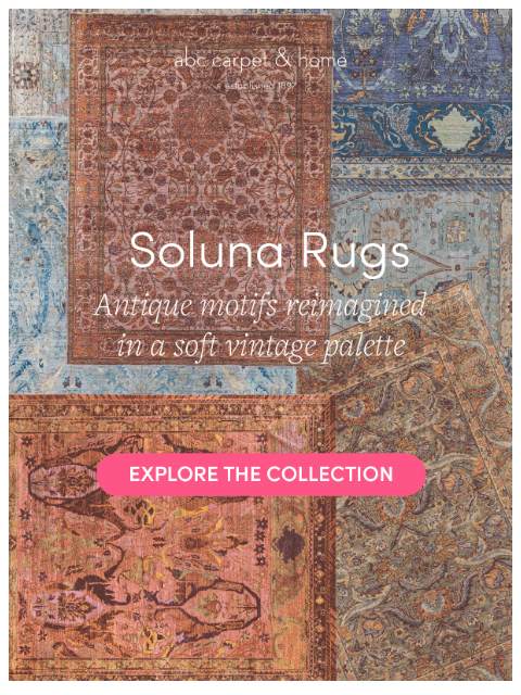 abchome newsletter: New In: Soluna Rugs