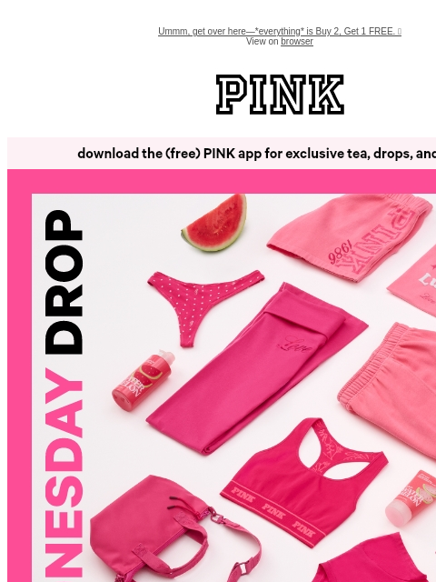 vspink newsletter: ISTG Watermelon Pink Is EVERYTHING 😩