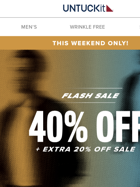 untuckit newsletter: 40% Off Everything + Extra 20% Off Markdowns—This ...