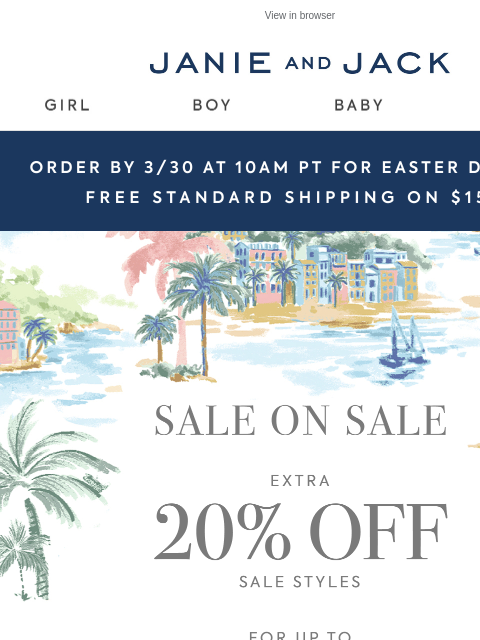 janieandjack newsletter: Dress like every day's a vacation