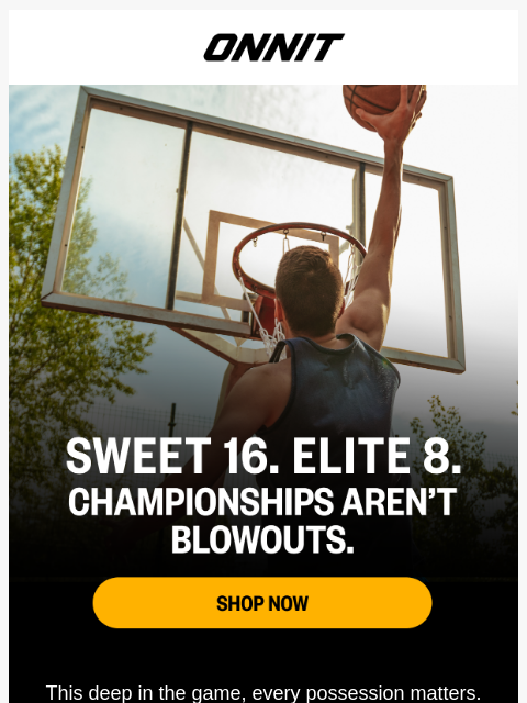 onnit newsletter: Tight games. Sharper minds.