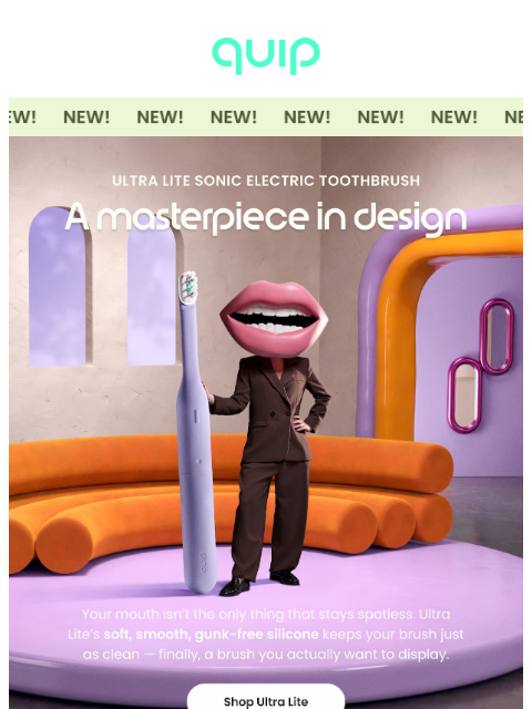 getquip newsletter: 🎨 Art you can touch. Clean you can feel.