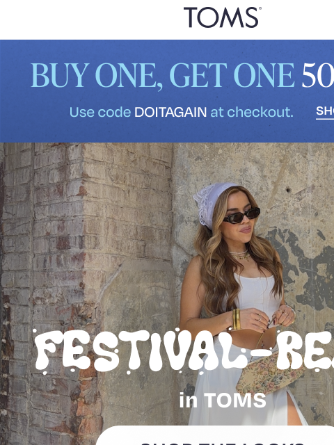 toms newsletter: Your Festival Packing List 🎡🌴