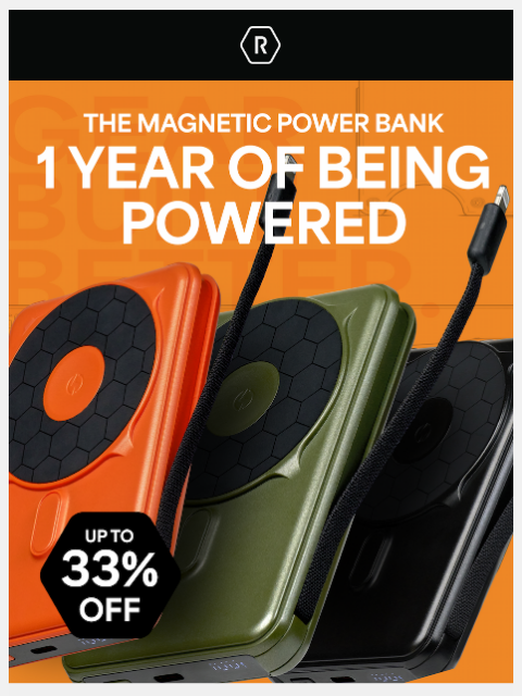 ridge newsletter: Our Best-Selling Power Bank Turns 1