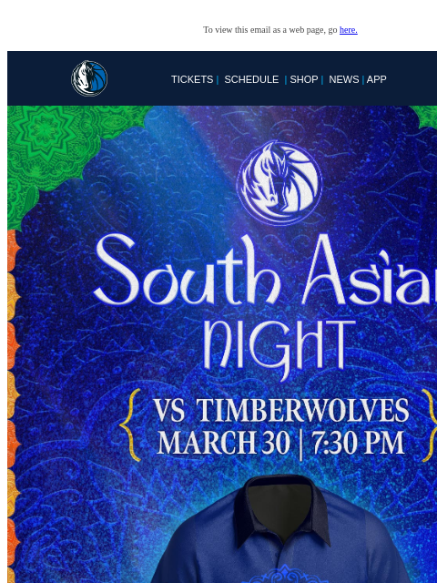 mavsmail newsletter: THIS MONDAY is South Asian Night!