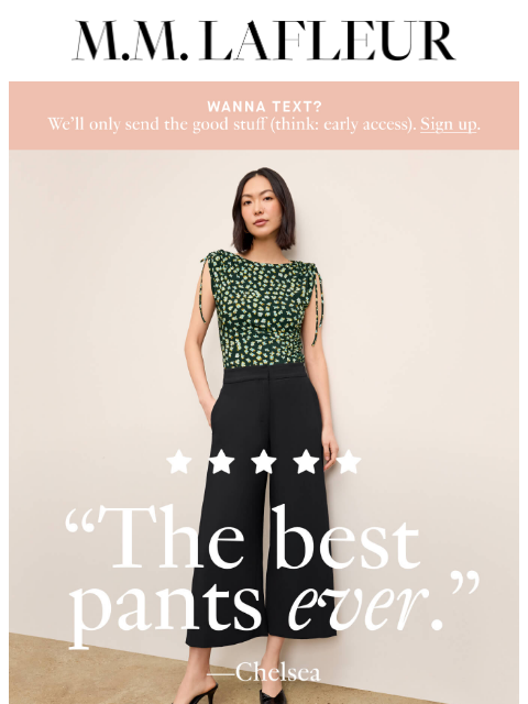 mmlafleur newsletter: “I don’t have anything else like these.”