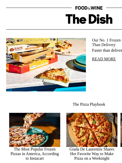 foodandwine newsletter: Our No. 1 Frozen Cheese Pizza Pick Is Better Than ...