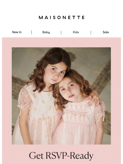 maisonette newsletter: Got an Invitation? The Spring Ceremonial Edit