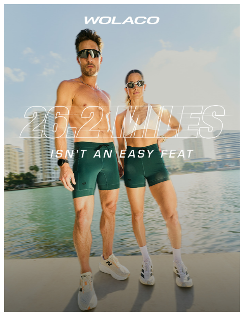wolaco newsletter: You take marathon prep seriously...