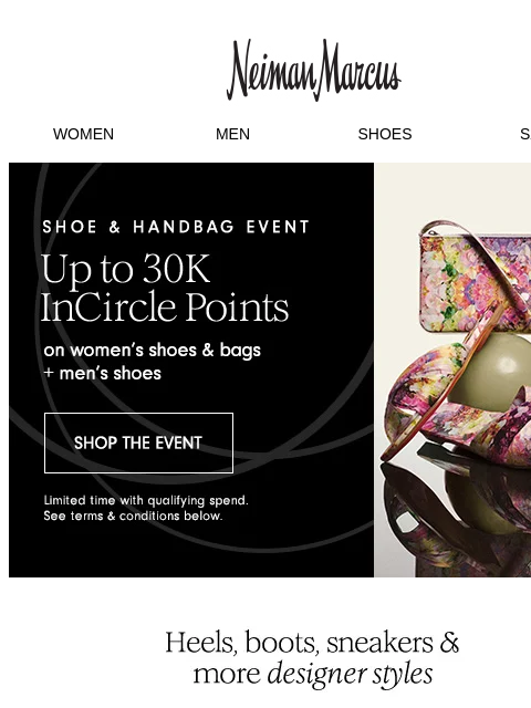 Earn thousands of points on your next shoe & handbag purchase ‌ ‌ ‌ ‌ ‌ ‌ ‌ ‌ ‌ ‌ ‌ ‌ ‌ ‌ ‌ ‌ ‌ ‌ ‌ ‌ ‌ ‌ ‌ ‌ ‌ ‌ ‌ ‌ ‌ ‌ ‌ ‌ ‌ ‌ ‌ ‌ ‌ ‌ ‌ ‌ ‌ ‌ ‌ ‌ ‌ ‌ ‌ ‌ ‌ ‌ ‌ ‌ ‌ ‌ ‌ ‌ ‌ ‌ ‌ ‌ ‌ ‌ ‌ ‌ ‌ ‌ ‌ ‌