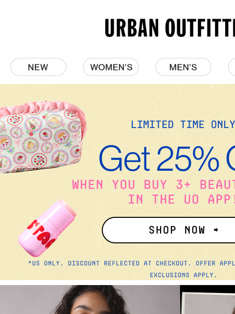 urbanoutfitters newsletter: Fresh picks 💐 New spring tops