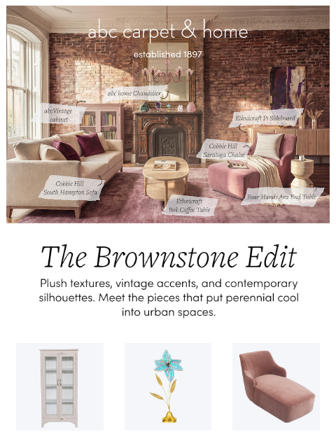 abchome newsletter: Brownstone Interiors? Yes, Please!