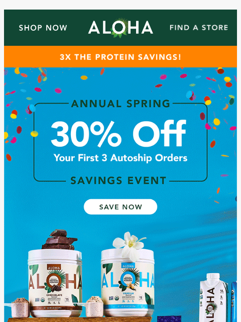 aloha newsletter: Autoship is bursting with benefits!