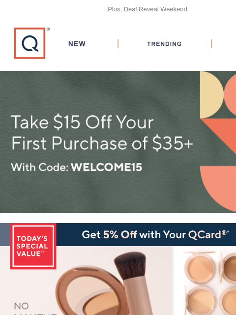qvcemail newsletter: No Makeup Makeup TSV® & 5 Easy Pays on Everything ...