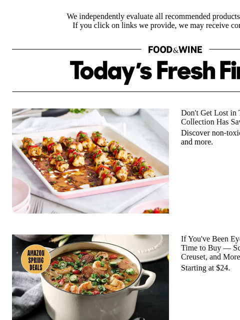 foodandwine newsletter: Psst! Reliable Dutch Ovens From Le Creuset, Staub,...