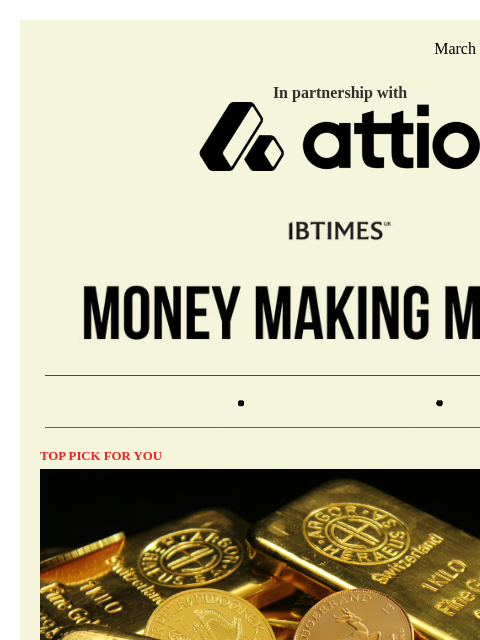 beehiiv newsletter: Gold Prices Could Fall as Central Banks Sell Holdi...