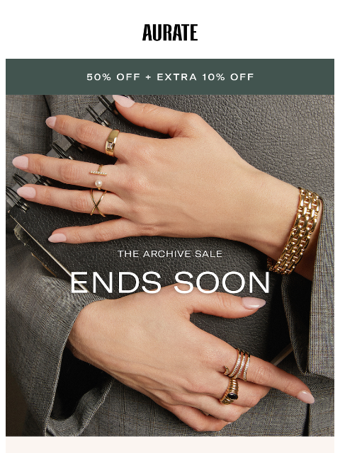 auratenewyork newsletter: 🚨 ALMOST GONE