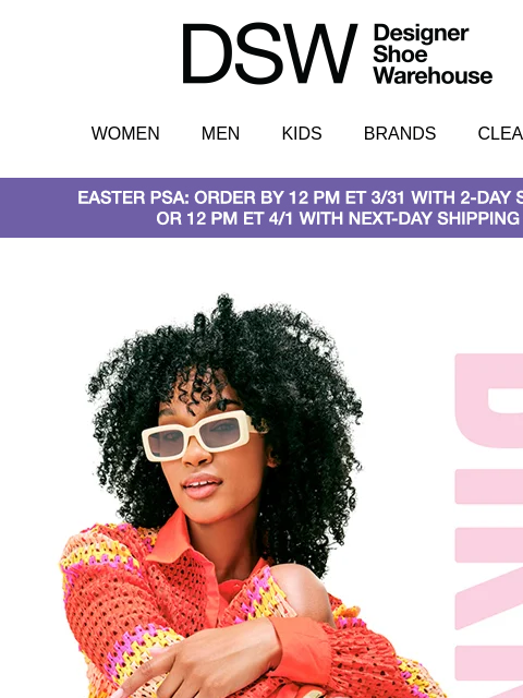 dsw newsletter: Hop on the latest Birkenstock sandals 🐰