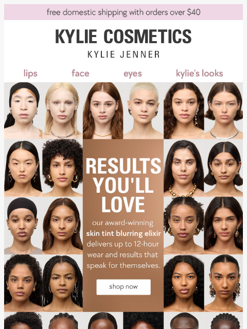 kyliecosmetics newsletter: your skin but better 🫶