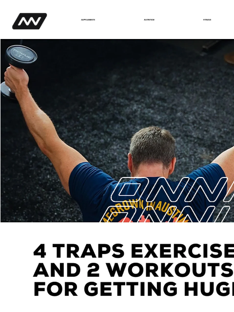 Strengthening the middle and lower traps will also help to ward off shoulder injuries and keep your upper back in balance with your chest... SUPPLEMENTS NUTRITION FITNESS APPAREL If you've been