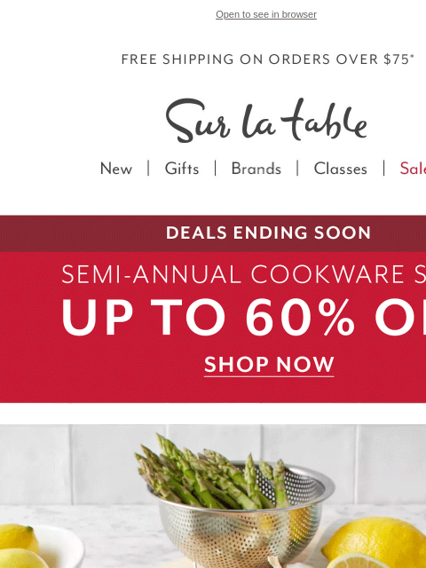 More deals added featuring Le Creuset! Save up to 60% off the biggest names in cookware. ‌ ‌ ‌ ‌ ‌ ‌ ‌ ‌ ‌ ‌ ‌ ‌ ‌ ‌ ‌ ‌ ‌ ‌ ‌ ‌ ‌ ‌ ‌ ‌ ‌ ‌ ‌ ‌ ‌ ‌ ‌ ‌ ‌ ‌ ‌ ‌ ‌ ‌ ‌ ‌ ‌ ‌ ‌ ‌ ‌ ‌ ‌ ‌ ‌ ‌ ‌ ‌ ‌ ‌ ‌ ‌