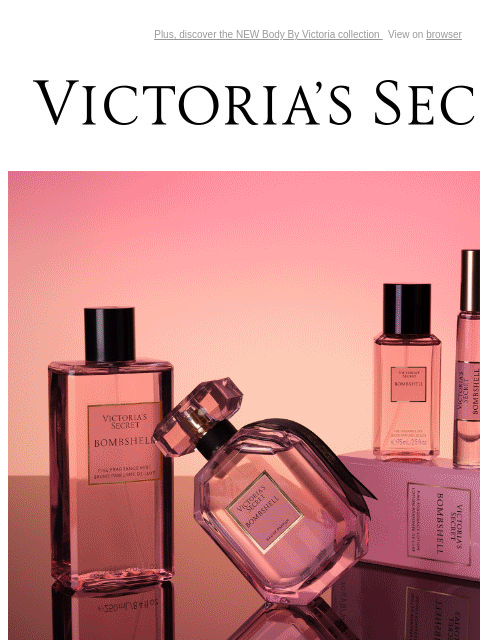 Plus, discover the NEW Body By Victoria collection View on browser Victoria's Secret Introduction Shop Now Shop Now Shop Now Display images to show real-time content Display images to show real-