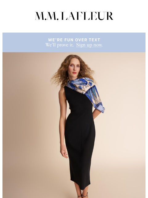 mmlafleur newsletter: These dresses = life hack.