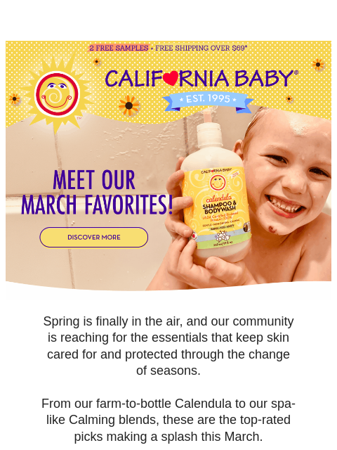 californiababy newsletter: March Favorites Picked Just For You ♥️