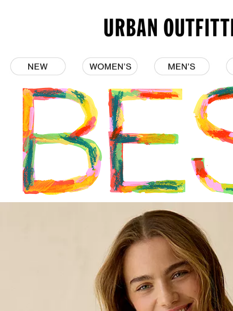 urbanoutfitters newsletter: Best Sellers: Better basics + butter yellow