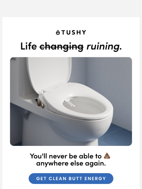 hellotushy newsletter: Toilet paper is just angry confetti 🎊