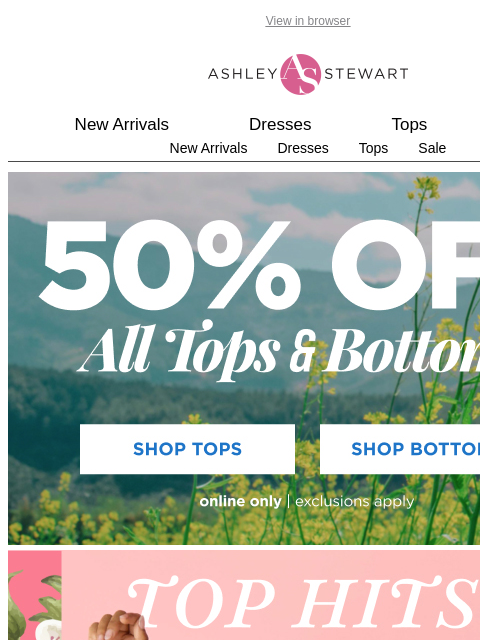 ashleystewart newsletter: “Where’d you get that top!?”