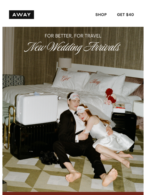 awaytravel newsletter: The Wedding shop is ready to celebrate