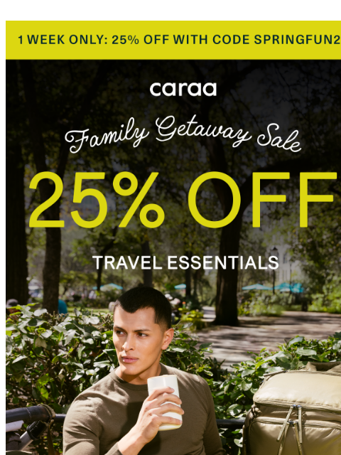 caraa newsletter: The Getaway Continues 🌴