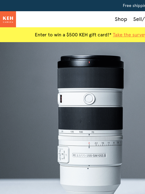 keh newsletter: Prime vs zoom lens? Here's how to choose 🔎