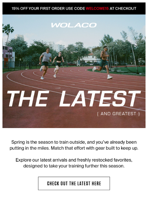 wolaco newsletter: MATCH YOUR MOMENTUM